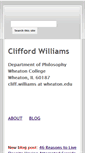 Mobile Screenshot of cliffordwilliams.net