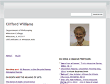 Tablet Screenshot of cliffordwilliams.net